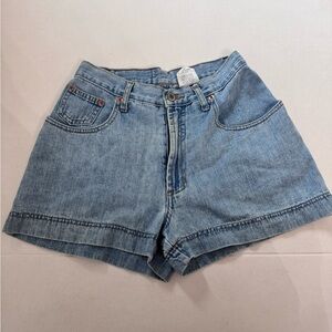 Steel Jeans Shorts Womens vintage Size 7 Blue High Rise Light Wash